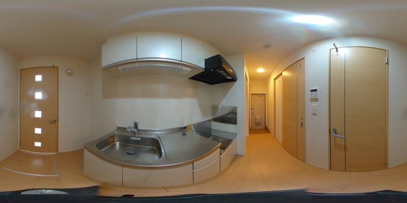 パノラマ画像キッチン