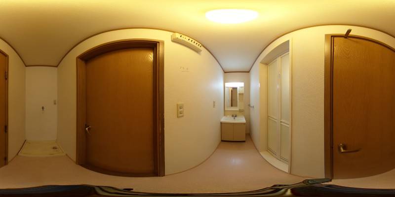 パノラマ画像洗面所