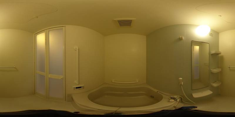 パノラマ画像バスルーム