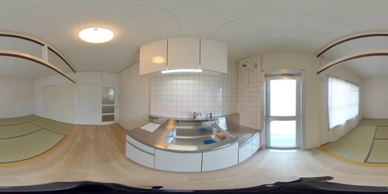 パノラマ画像キッチン