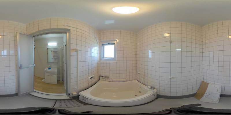 パノラマ画像バスルーム