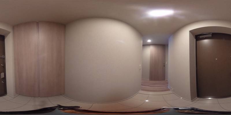 パノラマ画像玄関