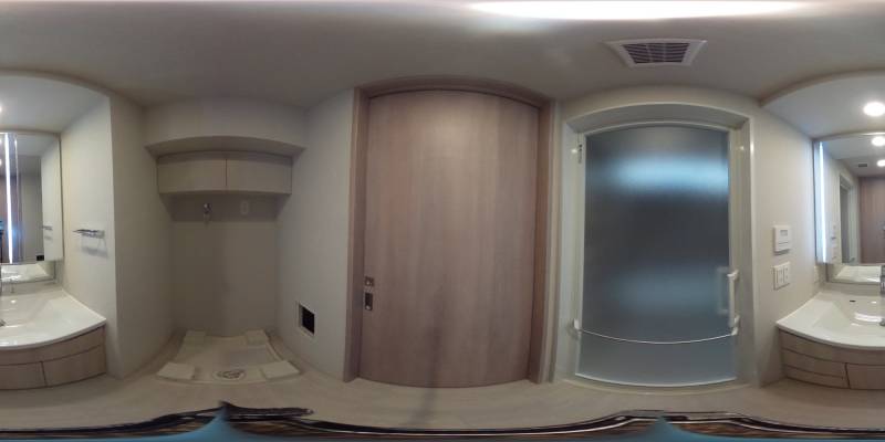 パノラマ画像洗面所