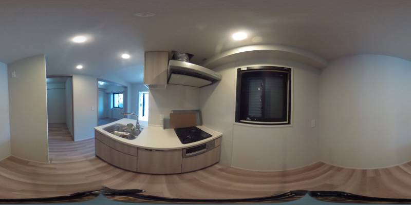 パノラマ画像キッチン