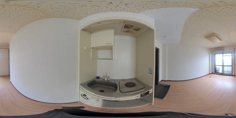 パノラマ画像キッチン