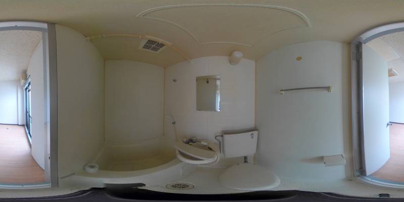 パノラマ画像バスルーム