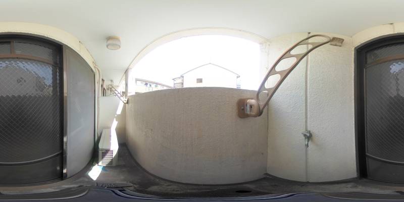 パノラマ画像バルコニー