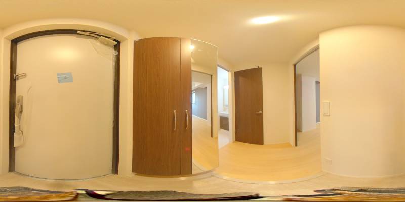 パノラマ画像玄関