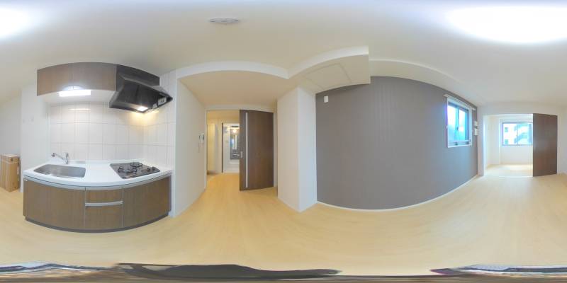 パノラマ画像キッチン