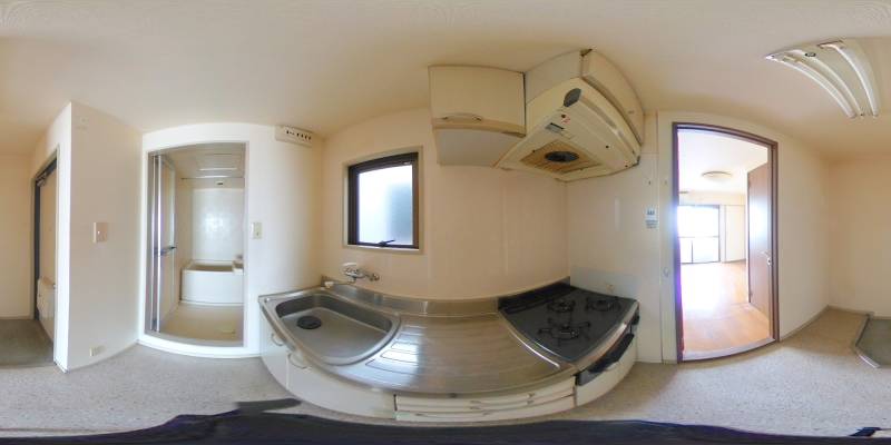 パノラマ画像キッチン