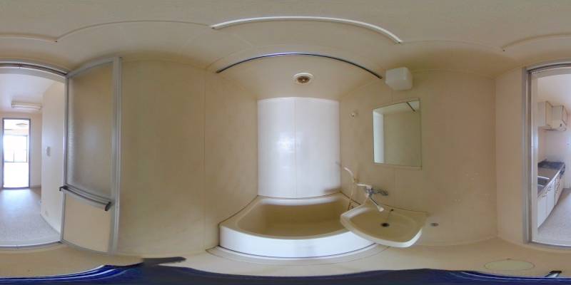 パノラマ画像バスルーム