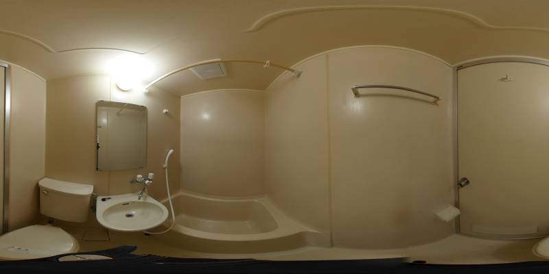 パノラマ画像バスルーム