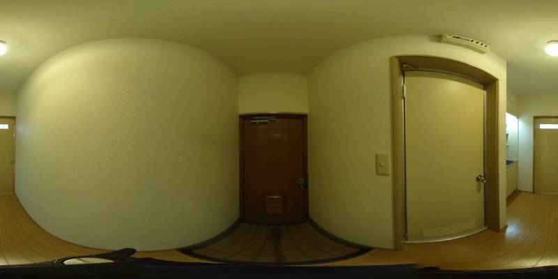 パノラマ画像玄関