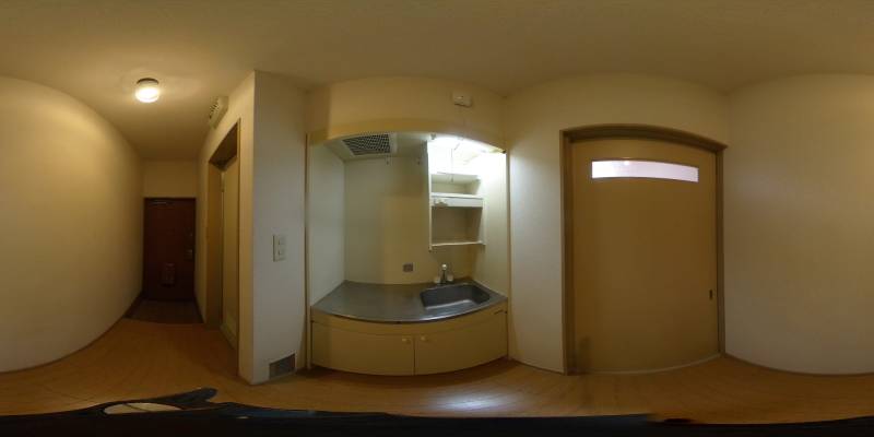 パノラマ画像キッチン