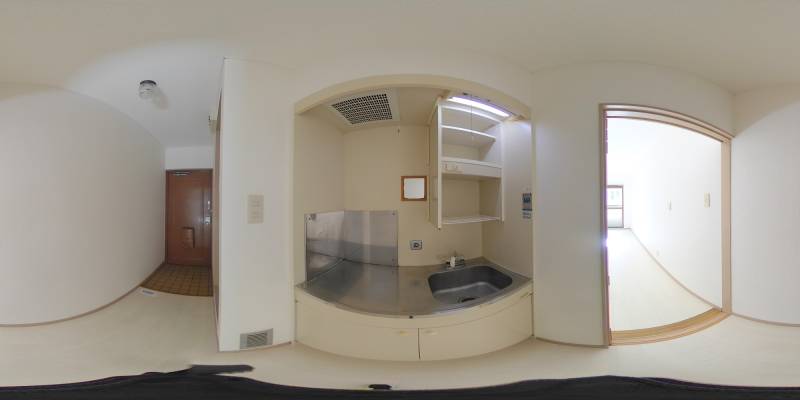 パノラマ画像キッチン