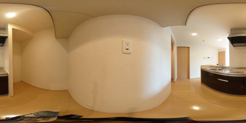 パノラマ画像キッチン