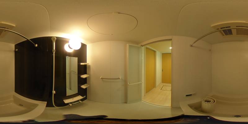 パノラマ画像バスルーム