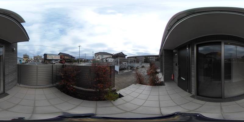 パノラマ画像バルコニー