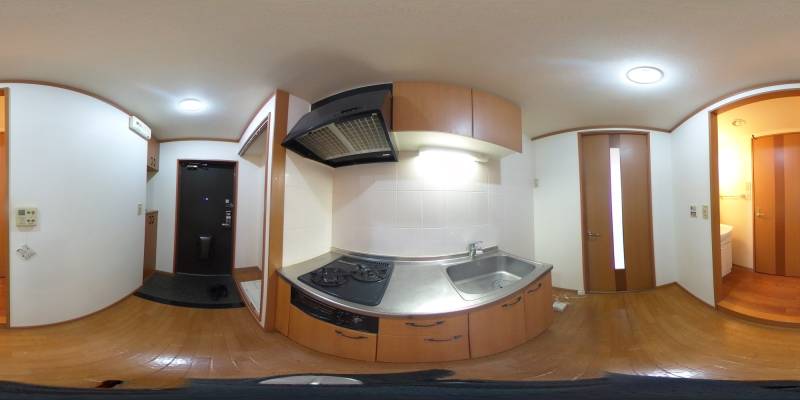 パノラマ画像キッチン