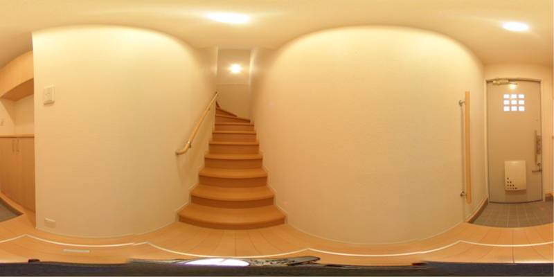 パノラマ画像玄関