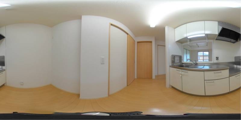 パノラマ画像キッチン
