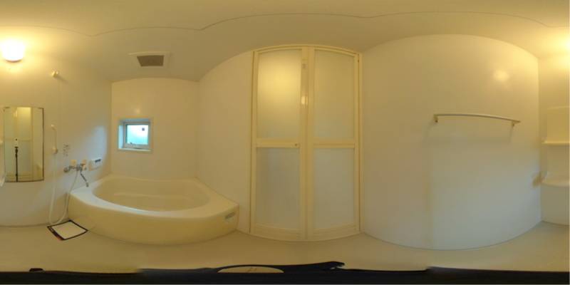 パノラマ画像バスルーム