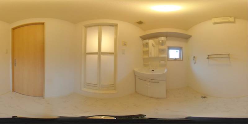 パノラマ画像洗面所