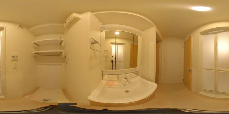 パノラマ画像洗面所