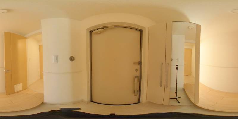 パノラマ画像玄関