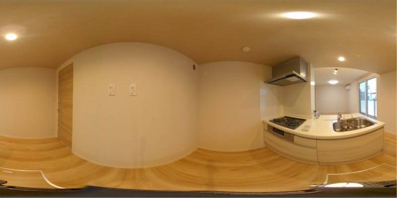 パノラマ画像キッチン