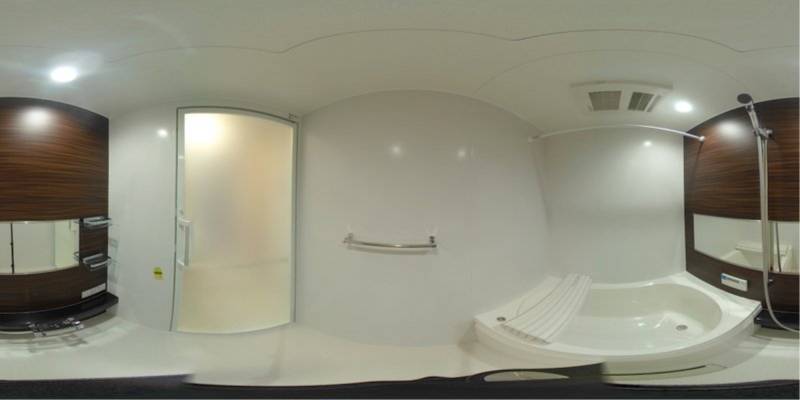 パノラマ画像バスルーム