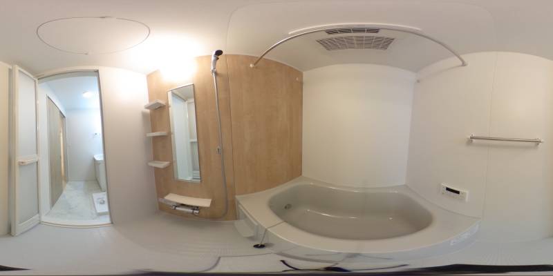 パノラマ画像バスルーム