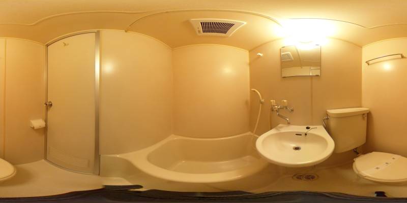 パノラマ画像バスルーム