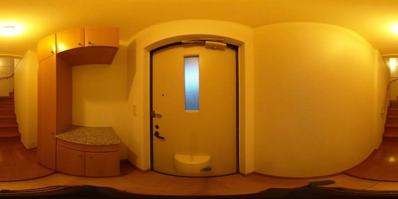 パノラマ画像玄関