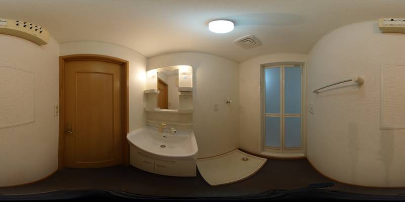 パノラマ画像洗面所