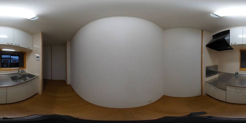 パノラマ画像キッチン