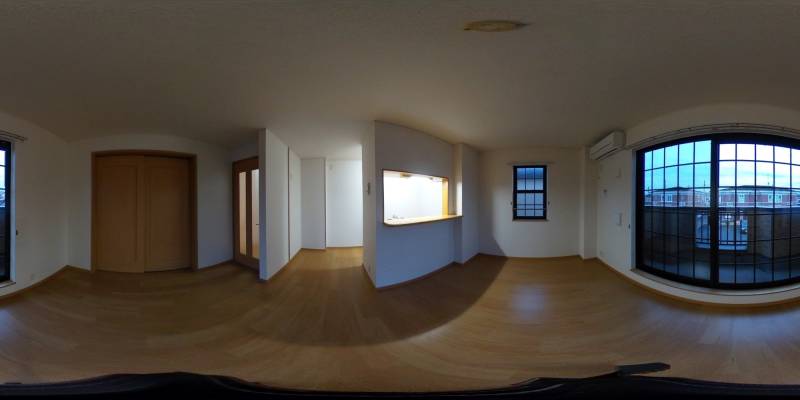 パノラマ画像リビング