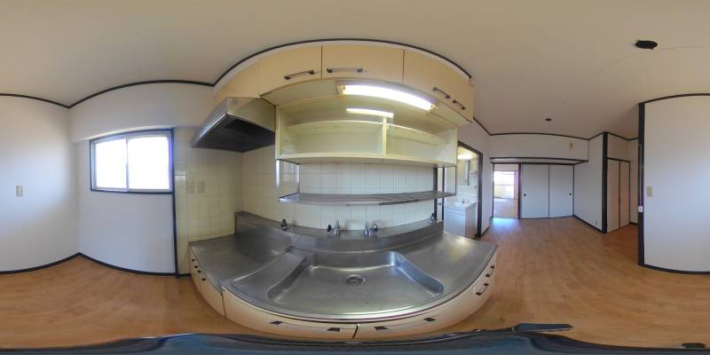 パノラマ画像キッチン