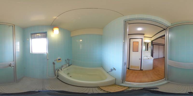 パノラマ画像バスルーム