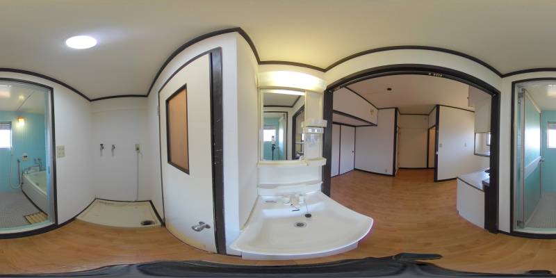 パノラマ画像洗面所