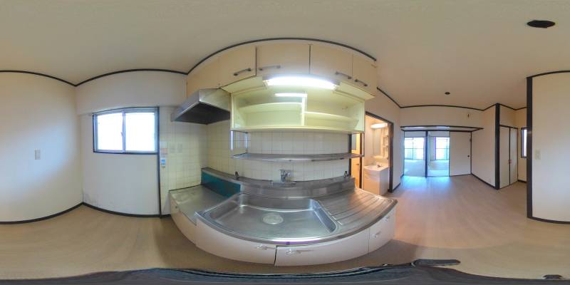 パノラマ画像キッチン