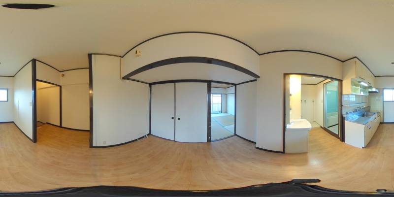 パノラマ画像リビング