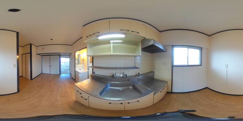 パノラマ画像キッチン