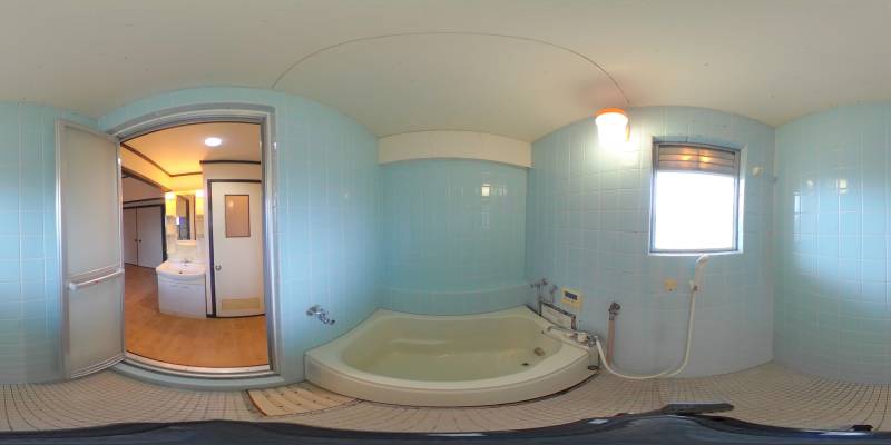 パノラマ画像バスルーム