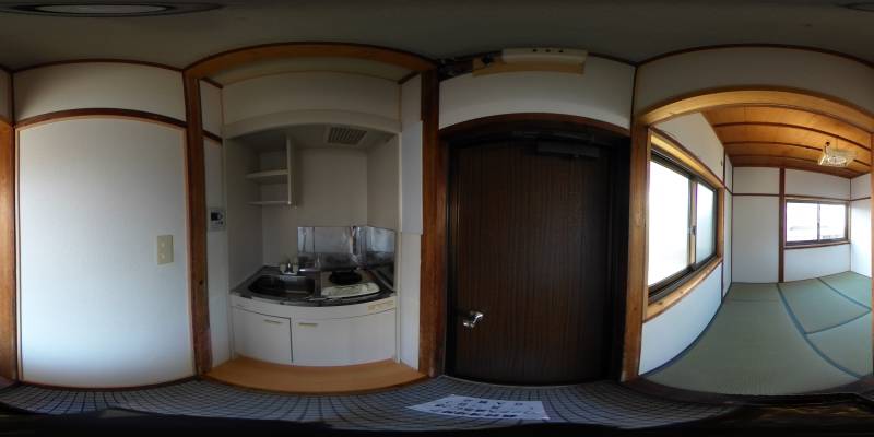 パノラマ画像キッチン