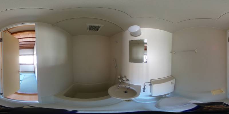 パノラマ画像バスルーム