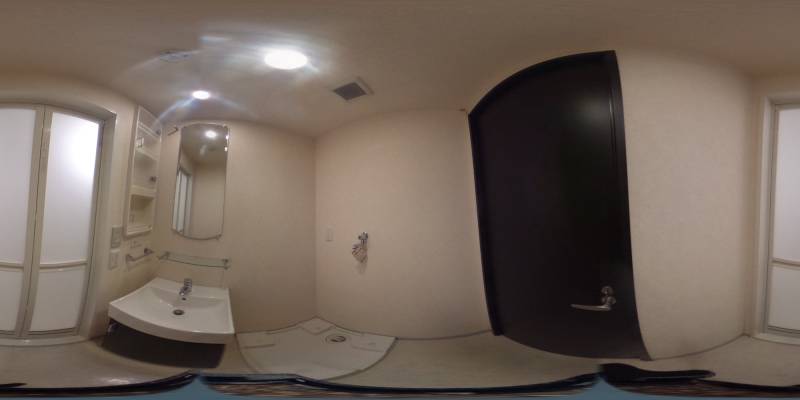 パノラマ画像洗面所