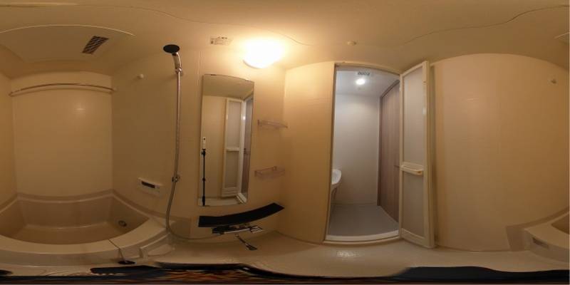 パノラマ画像バスルーム