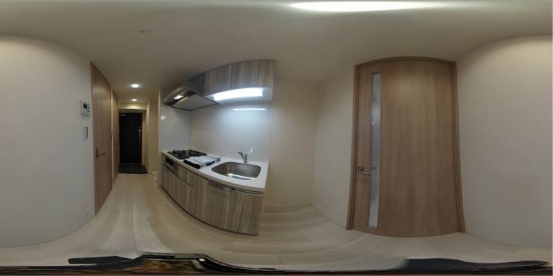 パノラマ画像キッチン