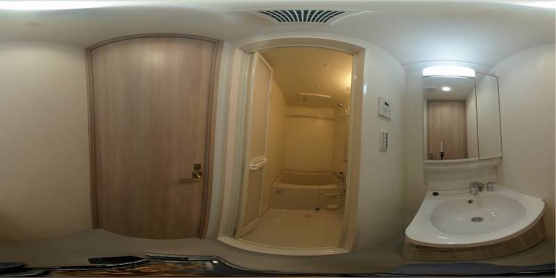 パノラマ画像洗面所